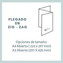 Tríptico A3 Abierto ( 420 x 297 mm)